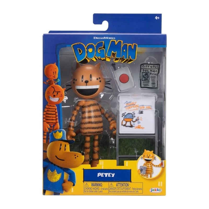 Dog Man Movie 5 Inch Petey Articulated Action Figure  Collect All The Movie Action Figures and Plush Toys by JAKKS Pacific  Based on The Movie - Image 4